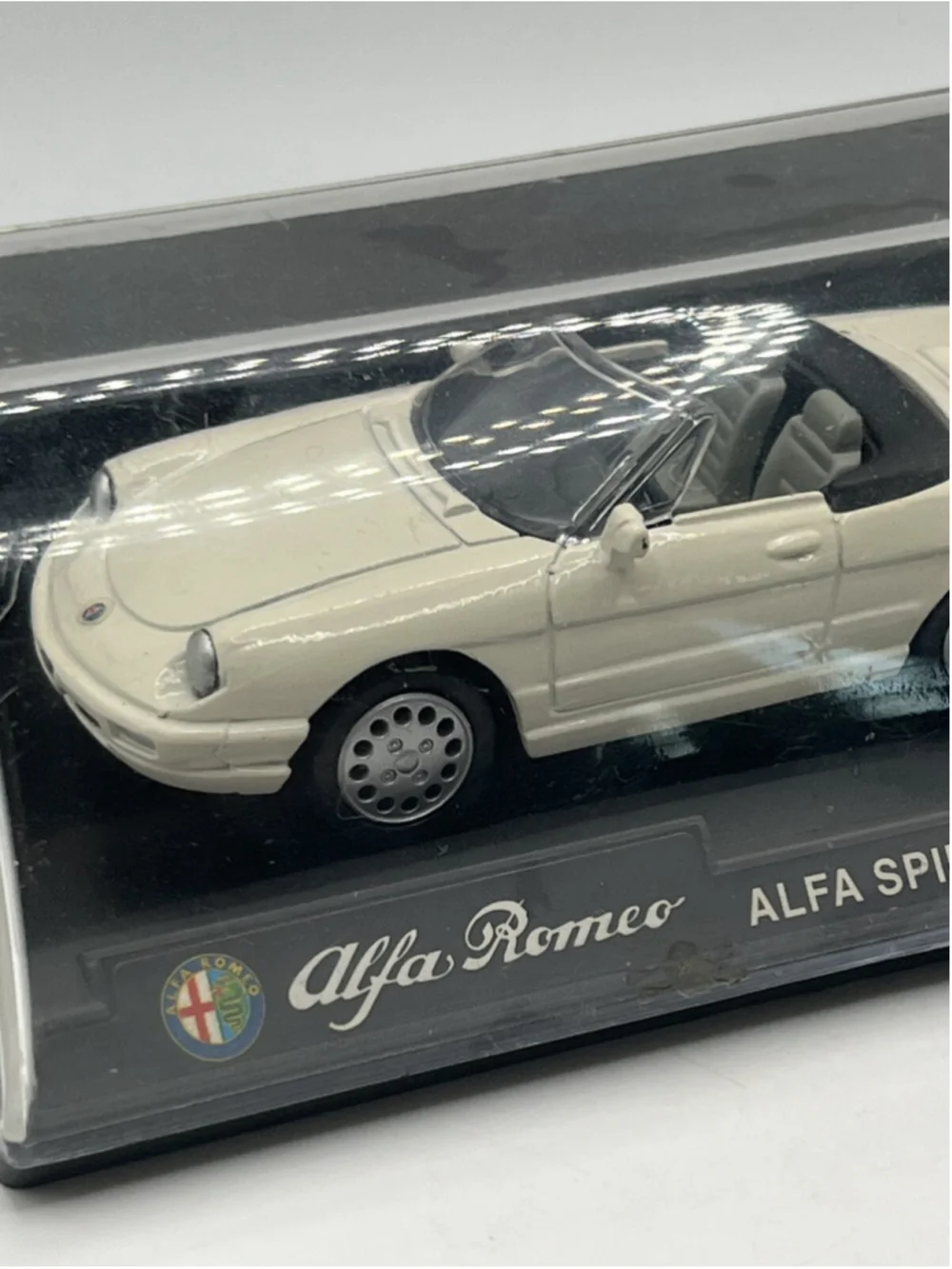 1989 New Ray OpenTop 1/43 White white Alfa Romeo Spider Roadster SEALED 48579